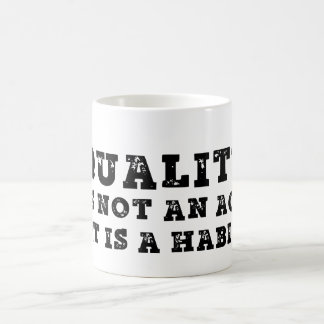 Mug Magic La qualité n'est pas un acte c'est une habitude