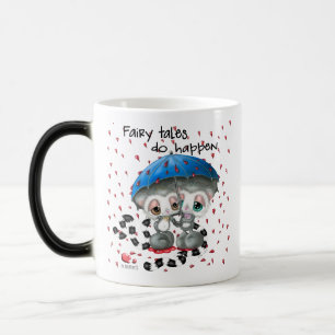 Mug Magic L'Amour sous le parapluie - Joli couple de lémurie