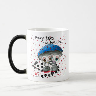 Mug Magic L'Amour sous le parapluie - Joli couple de lémurie