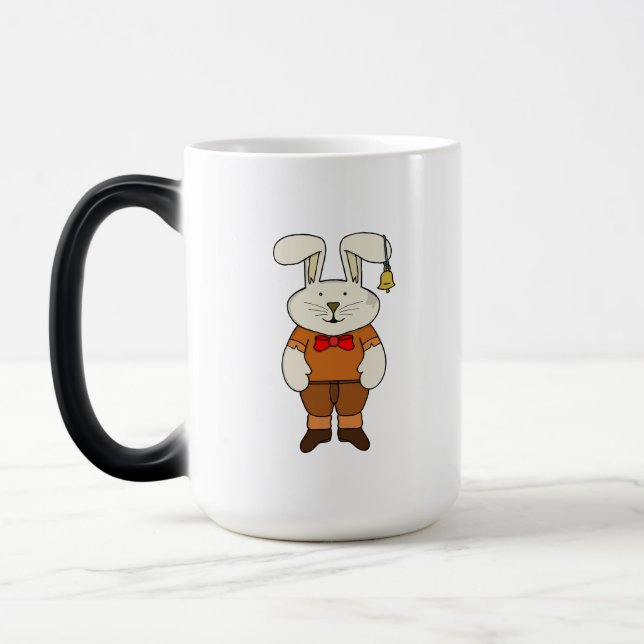 Mug Magic Lapin avec une cloche à l'oreille (Gauche)