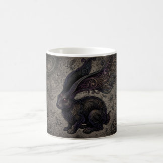 Mug Magic Lapin gothique de Pâques parmi les étoiles