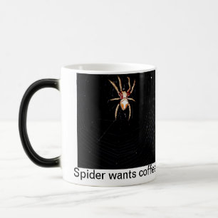 Mug Magic L'araignée veut le café