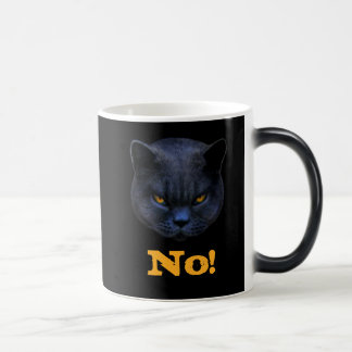 Mug Magic Le chat croisé drôle indique non