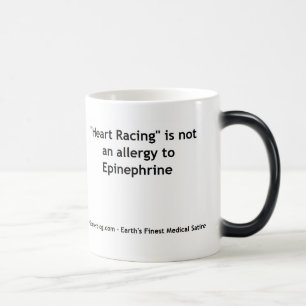 Mug Magic Le "coeur emballant" n'est pas une allergie à