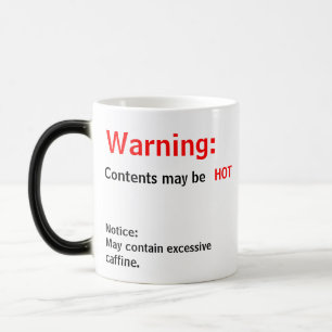Mug Magic Le contenu peut être CHAUD