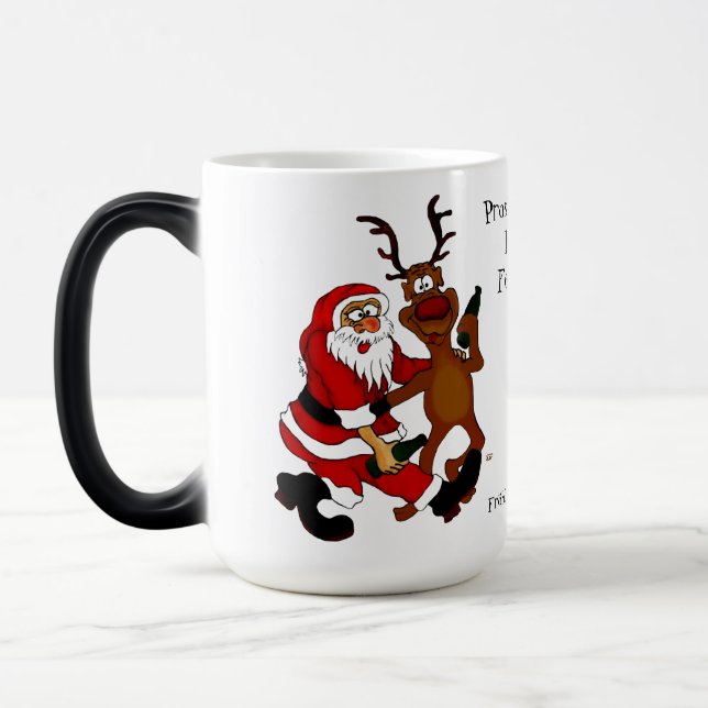 Mug Magic Le Père Noël avec l'orignal - les grenouilles (Gauche)