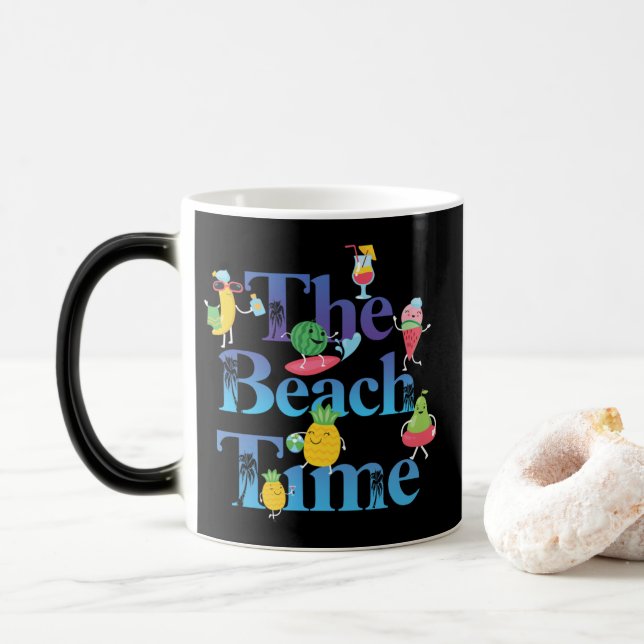 Mug Magic Le Temps De La Plage (Avec donut)