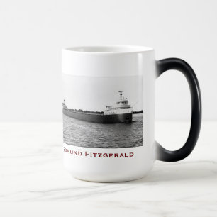 Mug Magic L'Edmund Fitzgerald avec les noms de l'équipage