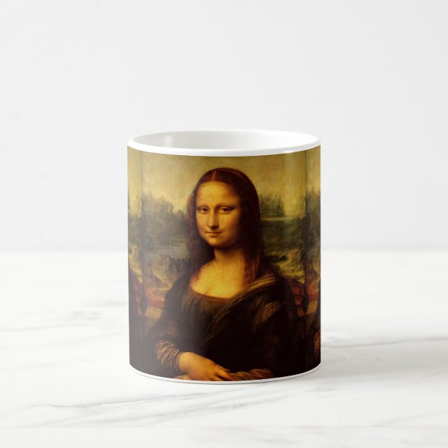 Mug Magic Leonardo Da Vinci Mona Lisa Peinture d'Art (Centre)