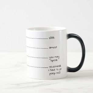 Mug Magic Les amants drôles de café "de dunette du besoin"