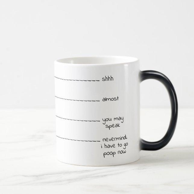 Mug Magic Les amants drôles de café "de dunette du besoin" (Droite)