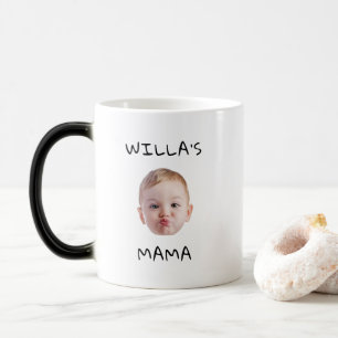 Mug Magic Les minimalistes modernes face cadeau bébé pour no