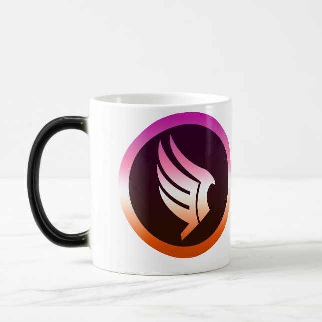 Mug Magic Lesbian Pride Paragon Mass Effect Icon (Gauche)
