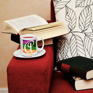 MUG MAGIC LETTRE INITIALE MOYENNE MOYENNE POMPÉE MAGIE