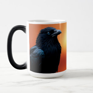 Mug Magic Lever de soleil Nature sauvage Corbeau-Oiseau