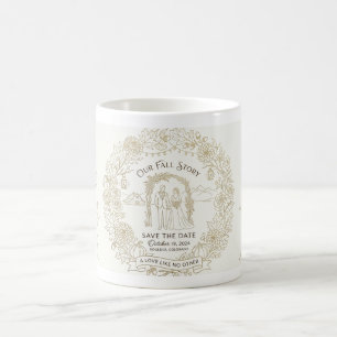 Mug Magic Ligne artistique de mariage automnal rustique Mu