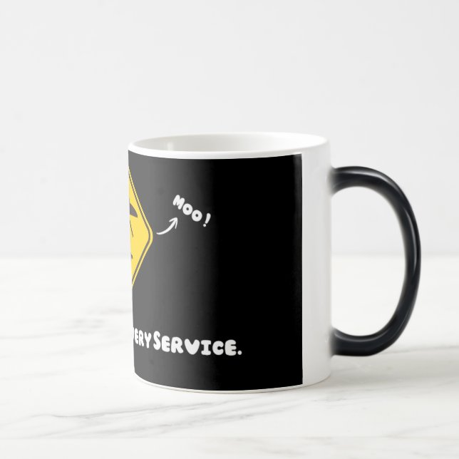 Mug Magic ​"Livraison de Voies Lactées" Enlèvement de Vache  (Droite)