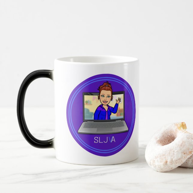 Mug Magic Logo de dessin animé SLJ-VA (Avec donut)