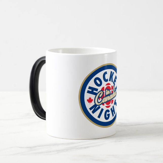 Mug Magic Logo de la nuit du hockey au Canada (Devant gauche)