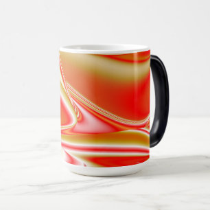 Mug Magic Love and Gold Abstrait 3D Rainbowart