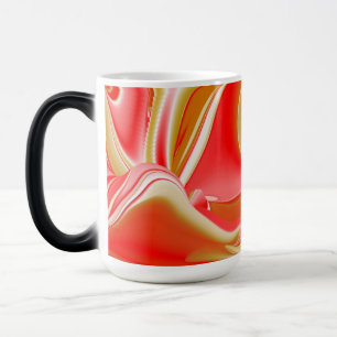 Mug Magic Love and Gold Abstrait 3D Rainbowart