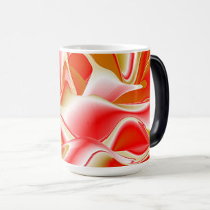 Mug Magic Love and Gold Abstrait 3D Rainbowart