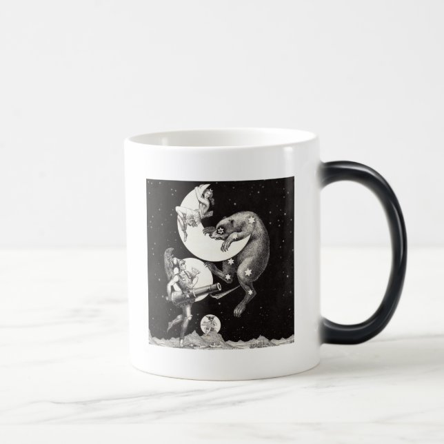 Mug Magic Lune céleste ciel Univers Dieu Nuit Illustration (Droite)