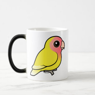 Mug Magic Lutino Pêche-a fait face à la perruche