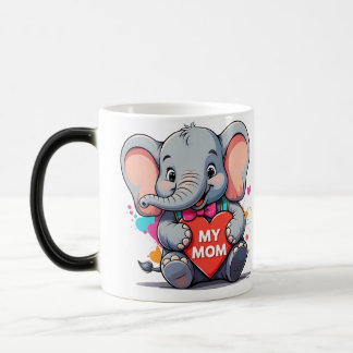 Mug Magic ma mère - l'art des éléphants