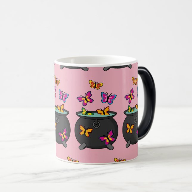 Mug Magic Magical Butterflies from a cauldron (Devant droit)