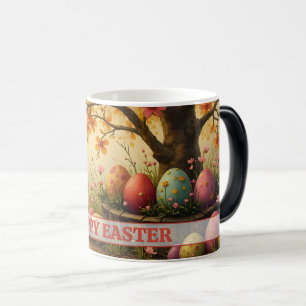 Mug Magic Magie de fleurs printanières avec Splendor d'oeufs