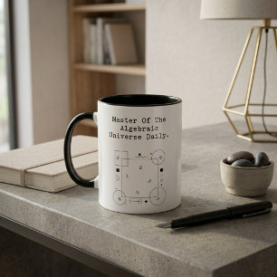 Mug Magic Maître de l'univers algébrique   Quotidien des gén