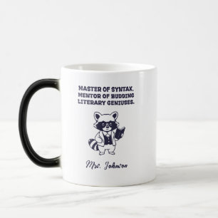 Mug Magic Maître de syntaxe Mentor de jeunes génies littérai