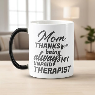 Mug Magic Maman Thérapeute non payé Drôle Humour Fête des Mè