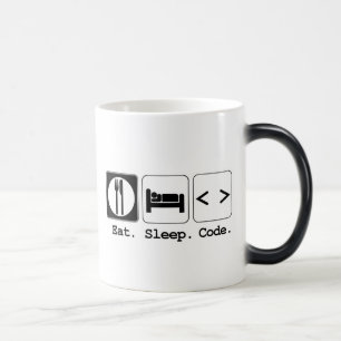 Mug Magic manger dormir coder