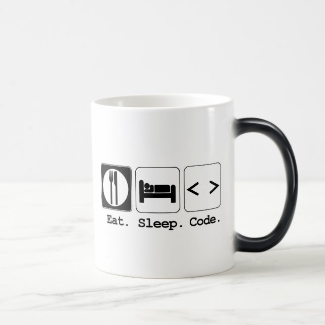 Mug Magic manger dormir coder (Droite)