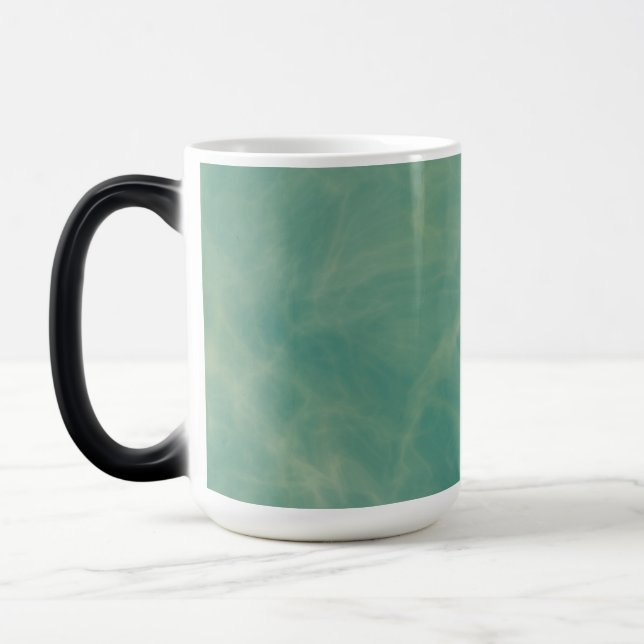 Mug Magic marbre vert abstrait (Gauche)
