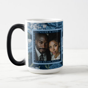 Mug Magic Mariage botanique esthétique avec des œillets élég