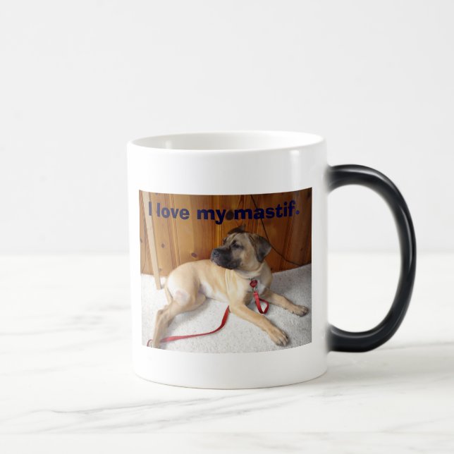 Mug Magic Mastif, j'aime mon mastif. (Droite)