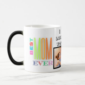 Mug Magic Meilleure maman Jamais Photo Collage & Nom