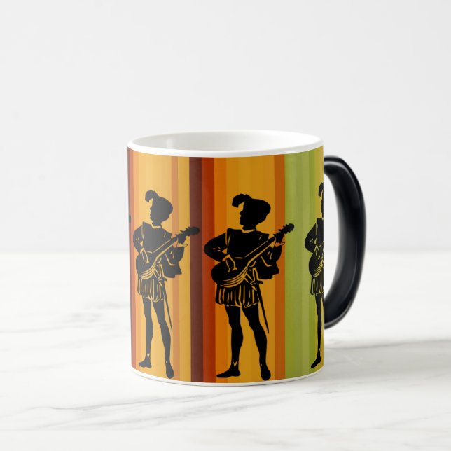 Mug Magic Mélodie médiévale : Musicien & Entertainer (Devant droit)