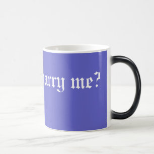Mug Magic M'épouserez-vous ? Manière unique de sauter la