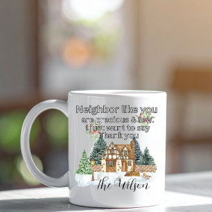 Mug Magic Merci Voisins Cœur Noël 2025