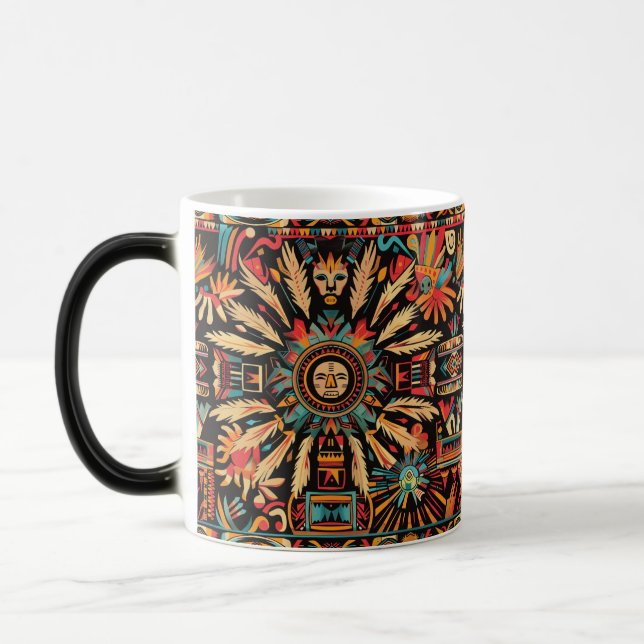 Mug Magic Métissage Cobalt "Rêve aztèque" Magique Morpher Mu (Gauche)