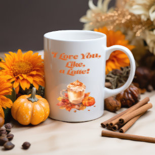 Mug Magic Mignonne et tendance "Je t'aime, genre, un Latte !