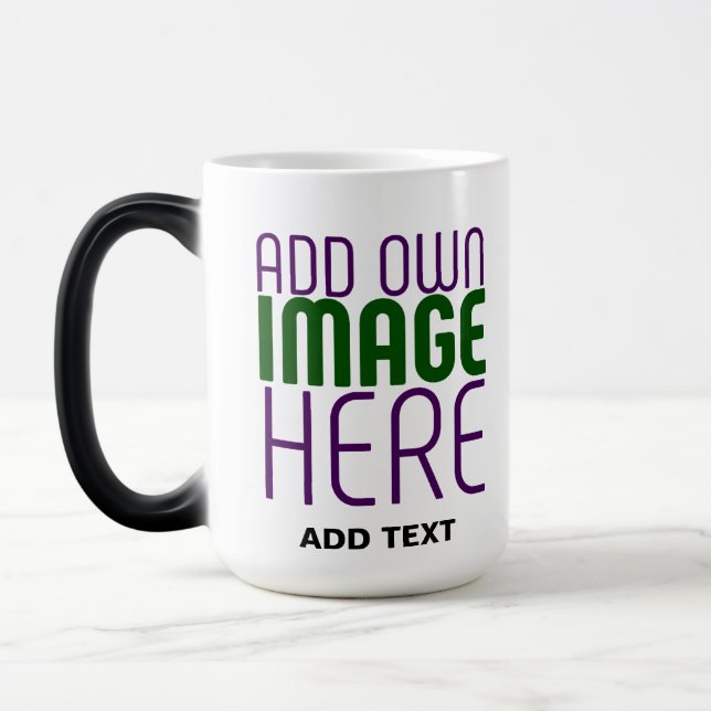 MUG MAGIC MODÈLE DE TEXTE D'IMAGE BLANCHE SIMPLE MODERNE (Gauche)