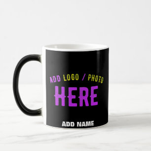 MUG MAGIC MODERNE ET MODERNE PERSONNALISABLE NOIR VÉRIFIÉ
