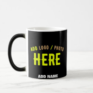 MUG MAGIC MODERNE ET MODERNE PERSONNALISABLE NOIR VÉRIFIÉ