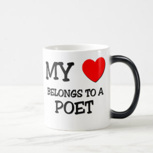 Mug Magic Mon coeur appartient à un POÈTE