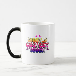 Mug Magic Monde Coziest Maman - Coloré Floral Retro